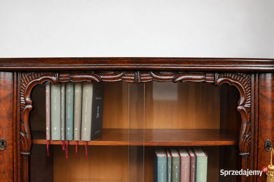 Witrynka Biblioteczka Komoda orzech antyk Poznań