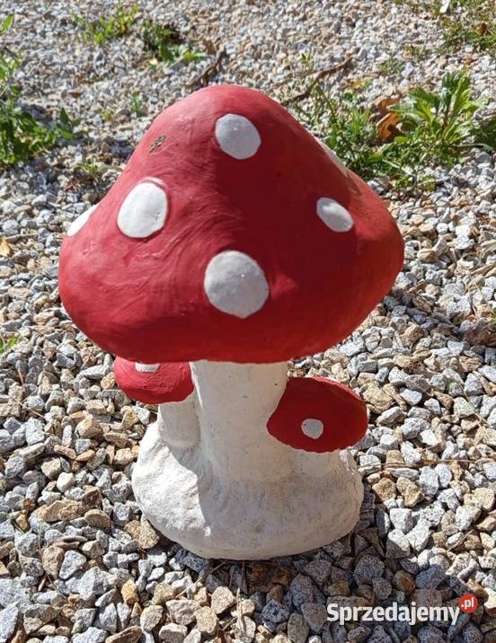 FIGURKA OGRODOWA betonowa rzeźba GRZYBKI R28 Nysa
