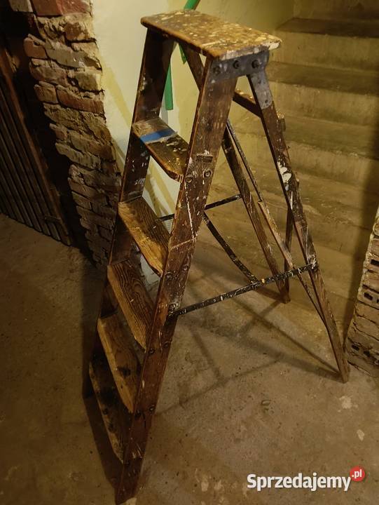 Drabina składana starodawna z lat 191545