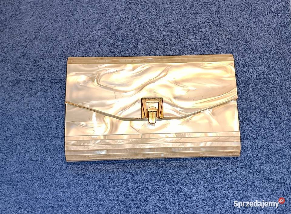 Torebka plastikowa o wyglądzie masy perłowej