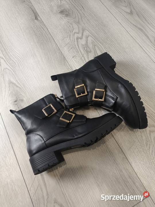 Botki damskie sztyblety River Island rozmiar 40