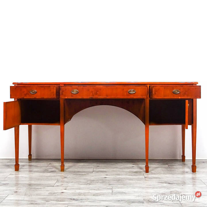 Szeroka KOMODA drewniana BIURKO komoda na Komody Kalisz