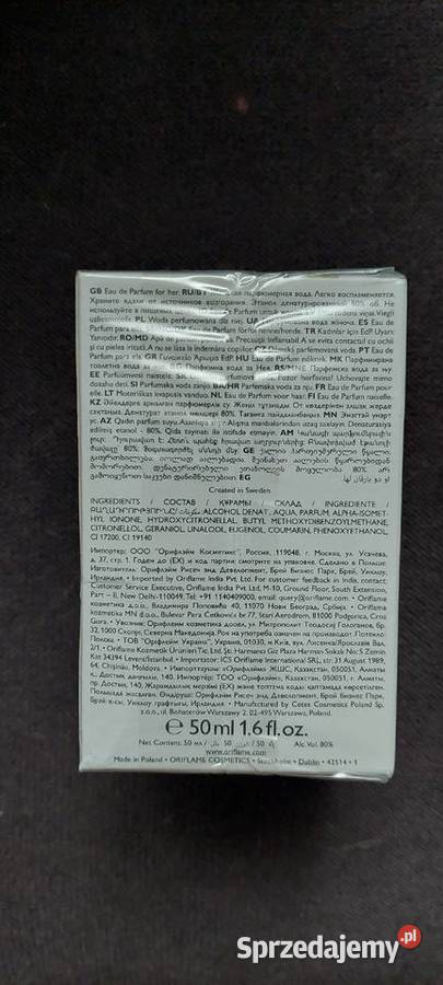 Perfumy damskie różane Volare 50ml Oriflame Perfumy i wody