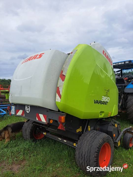 Claas Variant 360 owijanie siatką Rotor Czersk