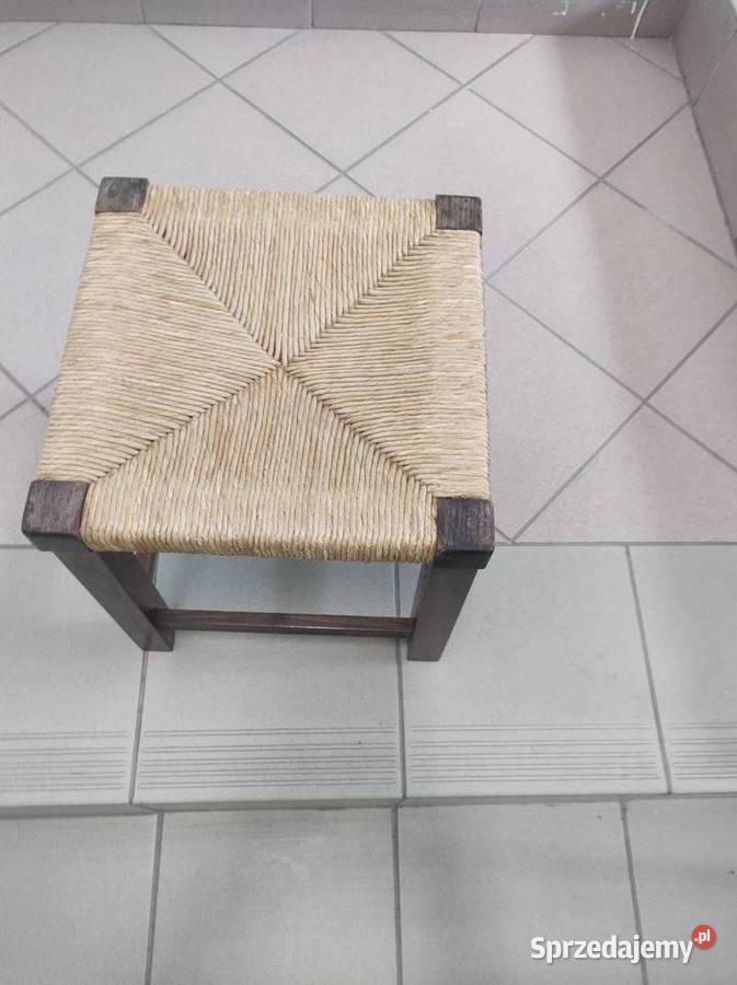 Taboret siedzisko z trawy morskiej