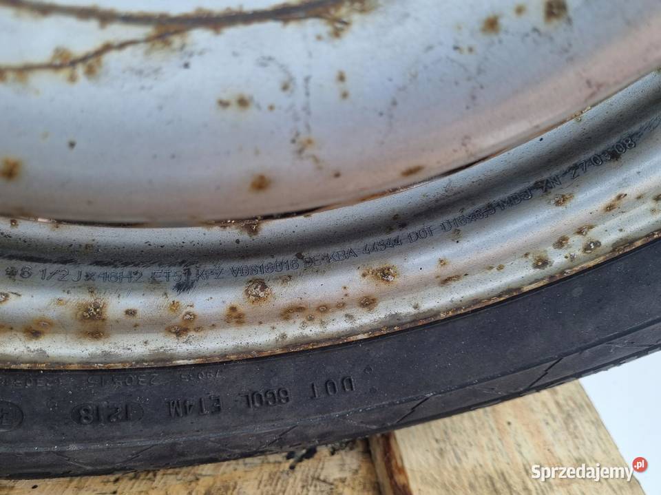 VW Transporter T5 T6 KOŁO ZAPASOWE Zapas felga stalowe Chełm