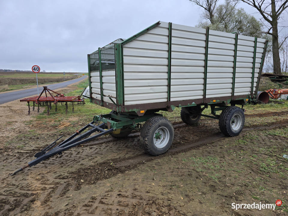 Przyczepa samowyładowcza EUROTRANS 6000 6 t do nieuszkodzony Przyczepy rolnicze