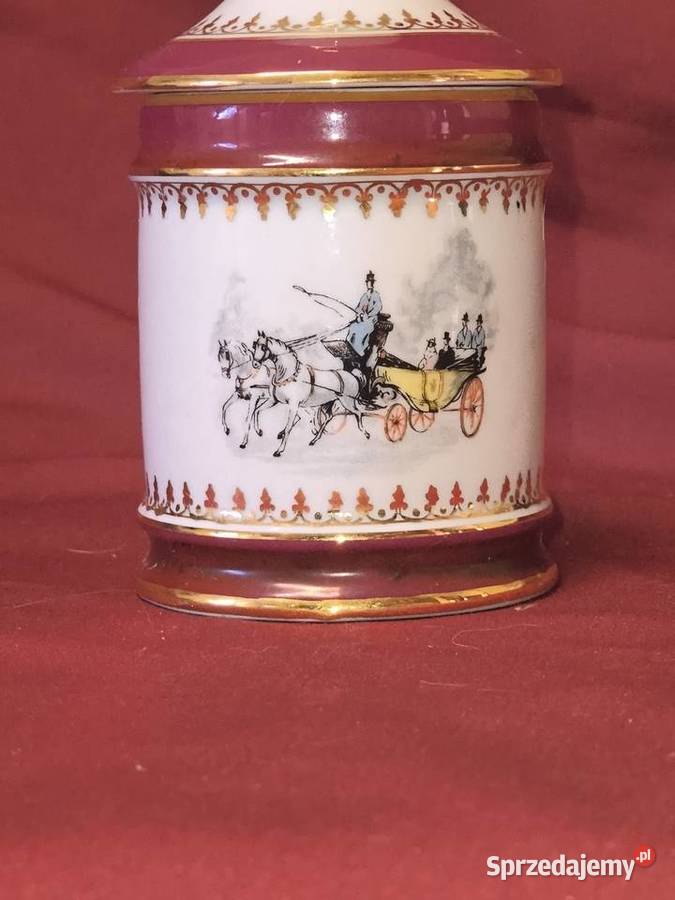 Porcelanowy pojemnik Limoges France Courting Chorzew