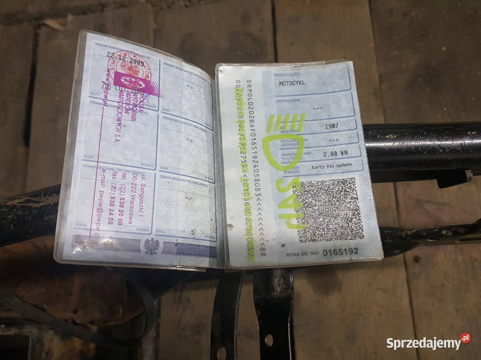 MZ ETZ 150 Rama Dowód Okazja opolskie Opole