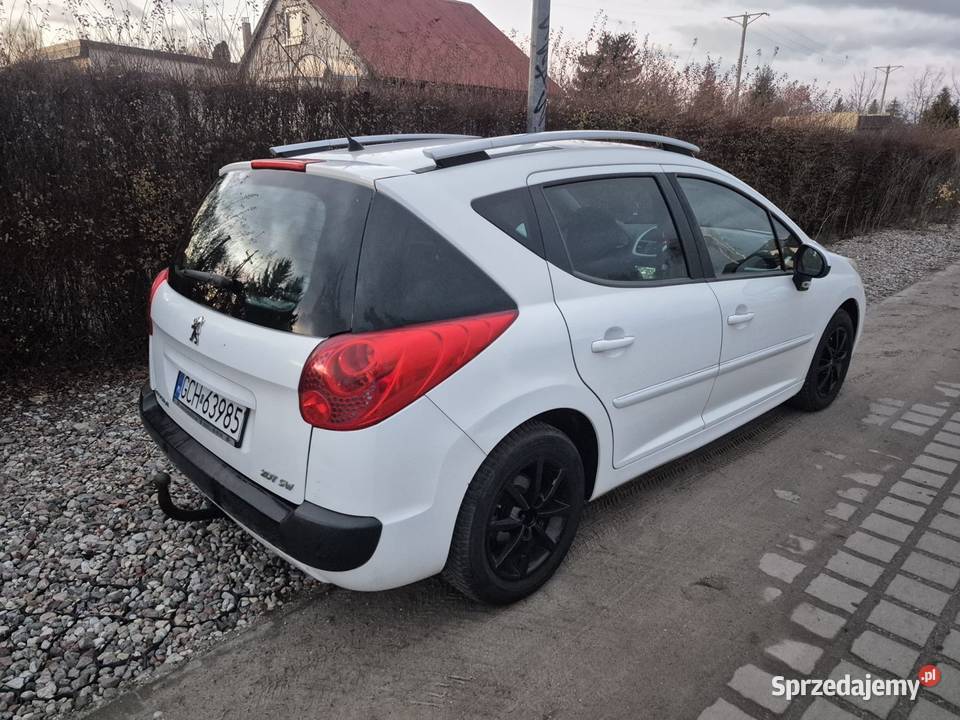 Peugeot 207 16 hdi stan szklany dach Legnica