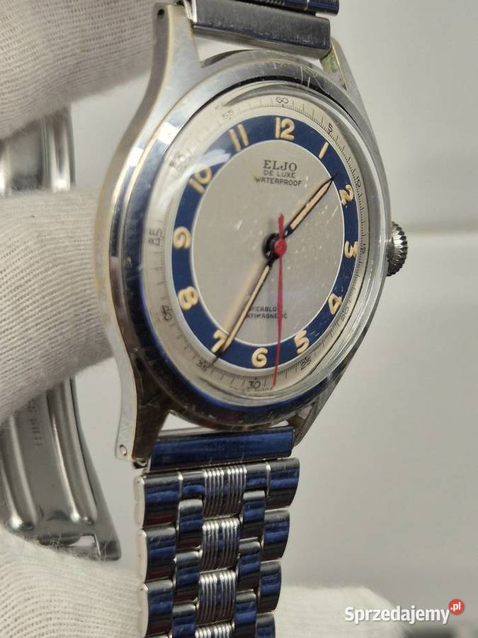 Rzadki unikalny zegarek Eljo de Luxe SWISS śląskie Chorzów