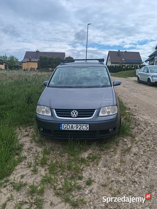 Vw touran 19 tdi 110 Rok produkcji 2004 Touran Borzytuchom