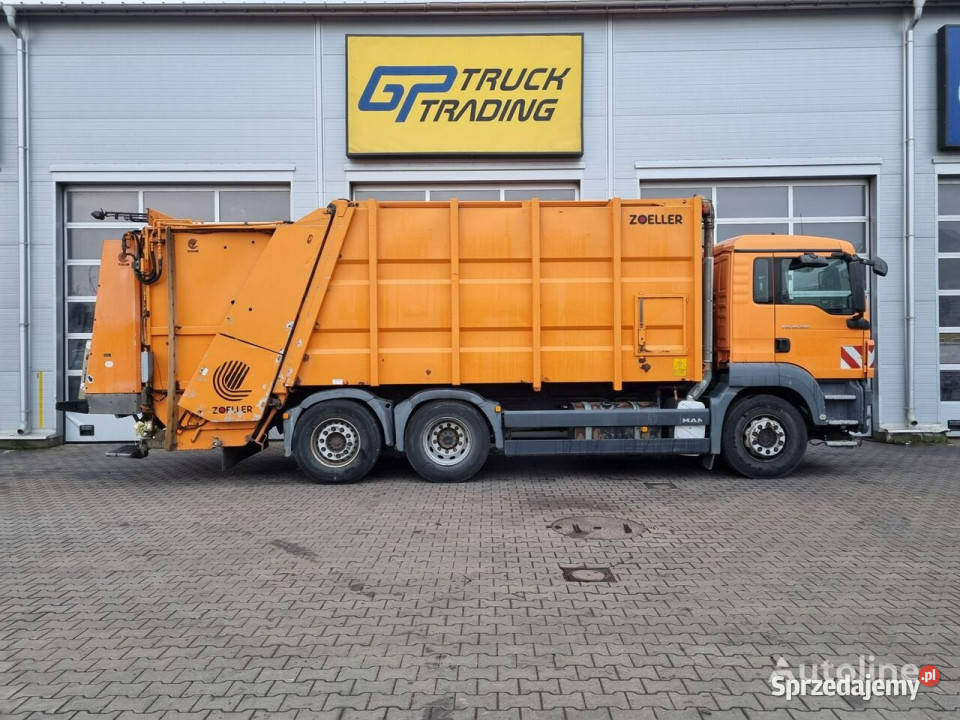 śmieciarki Man TGS 28320 śmieciarka Zoeller TGS Sokołów