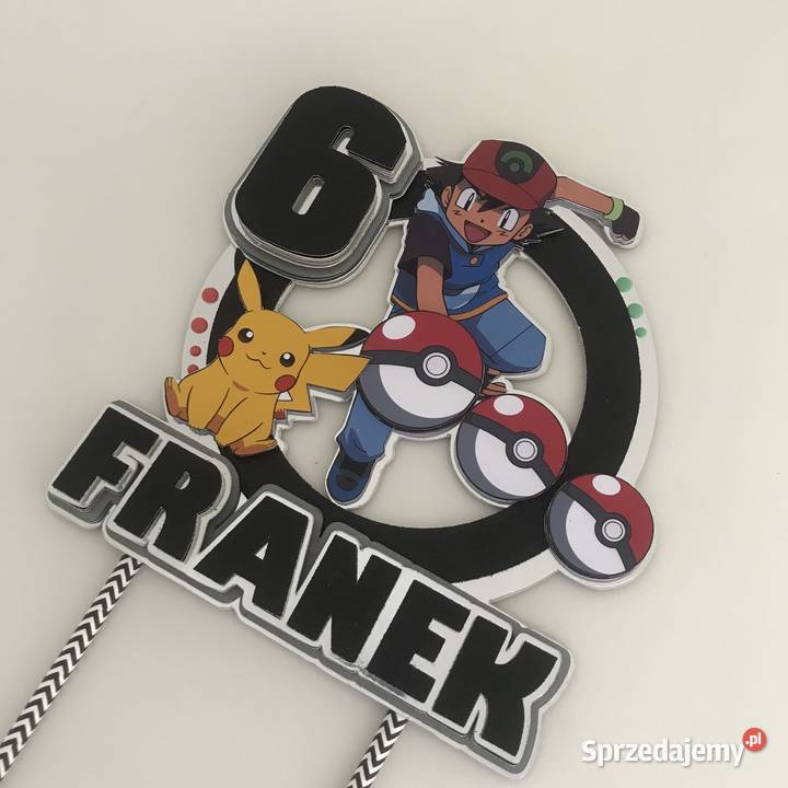 Pokemon topper dekoracja na tort Nowy Sącz
