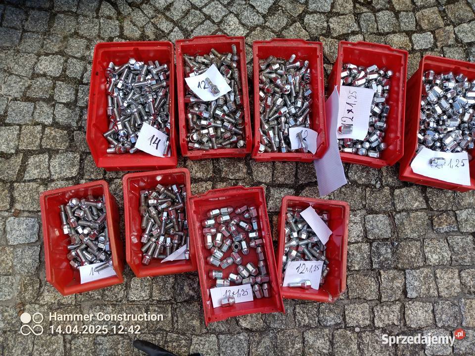 nakrętki śruby pierścienie centrujące Kielce