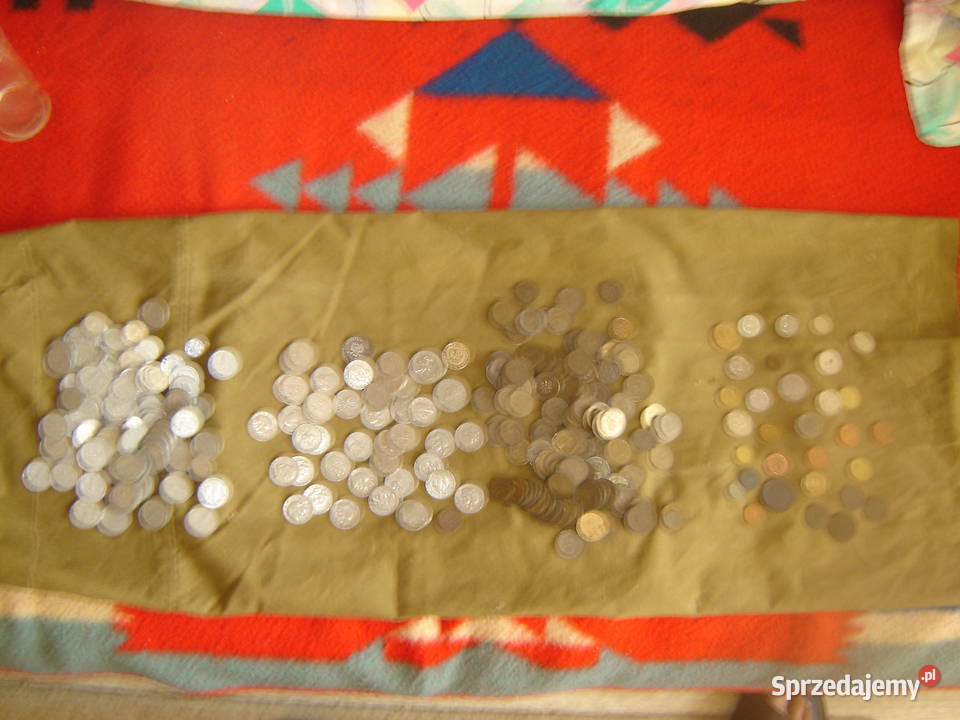 Duży zestaw starych monetPRL inne Łomża
