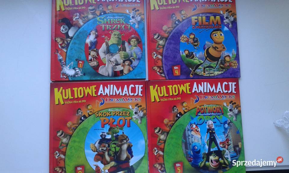 kultowe animacje książka DVD Dręszew sprzedam