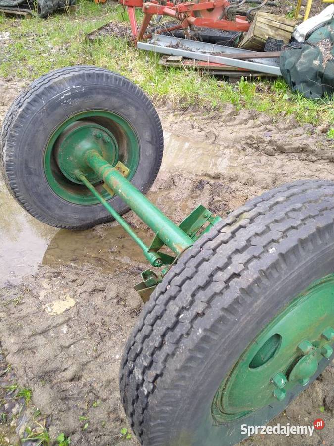 Oś beczkowozu z kołami Grójec