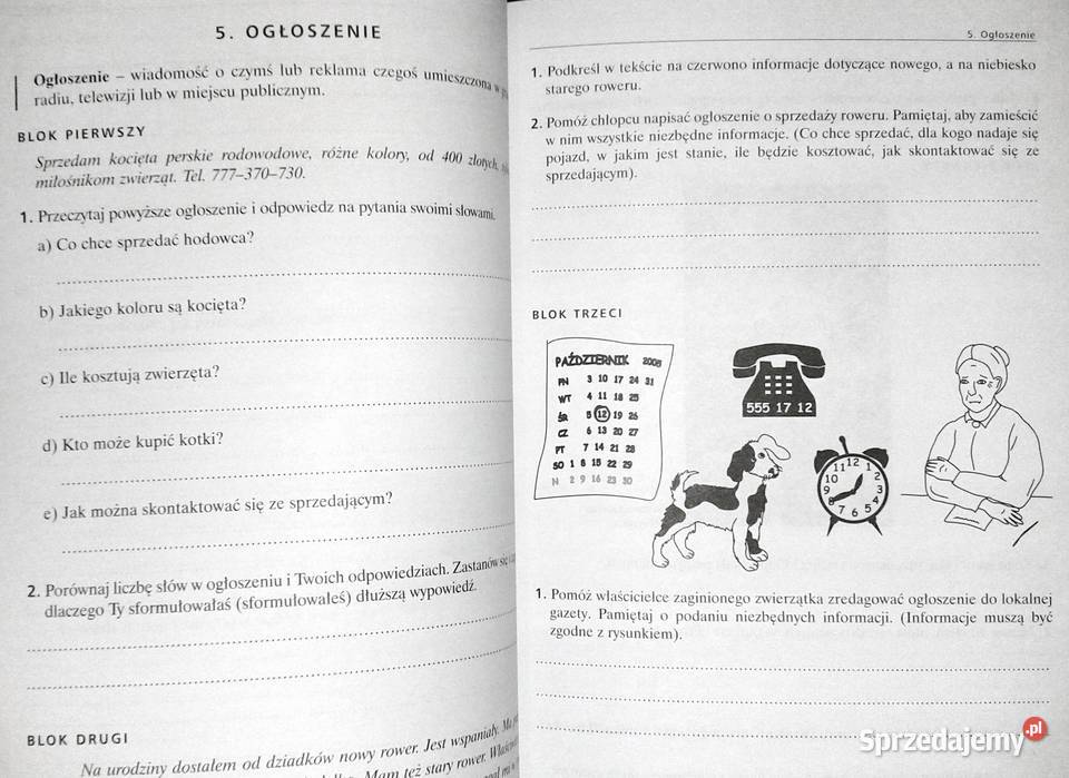 Potrafię napisać Ćwiczenia językowe uczniów klas miękka Chełm