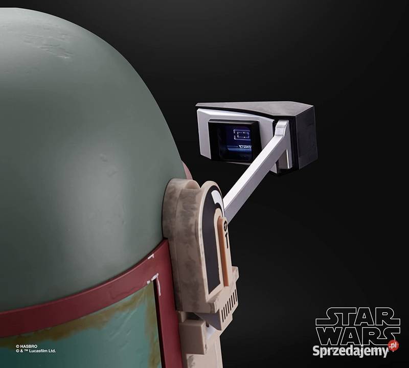 Hełm BOBA FETT Mandalorian STAR WARS BLACK Plastik