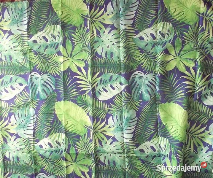 monstera obrus 110x160 zielony obrus liście boho Bydgoszcz