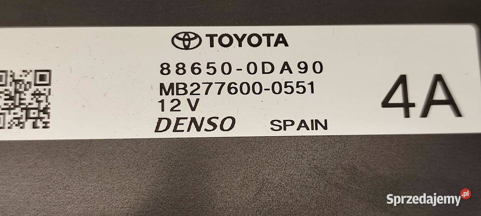 MAZDA 2 TOYOTA YARIS IV MODUŁ KLIMATYZACJI