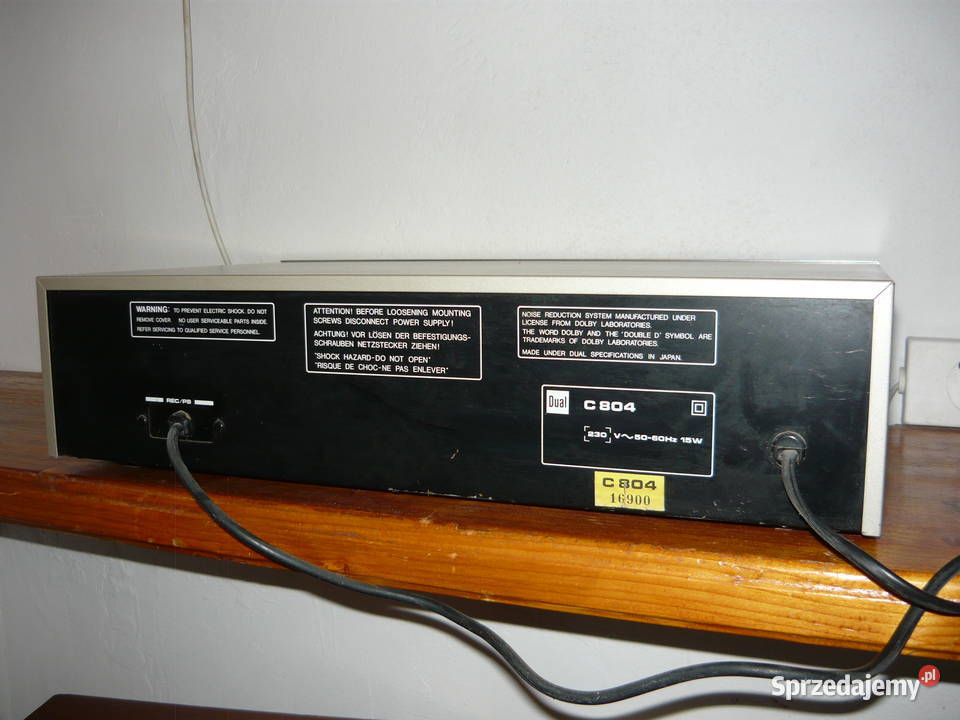 Magnetofon Dual C804 klasyk srebrny sprawny Wrocław sprzedam