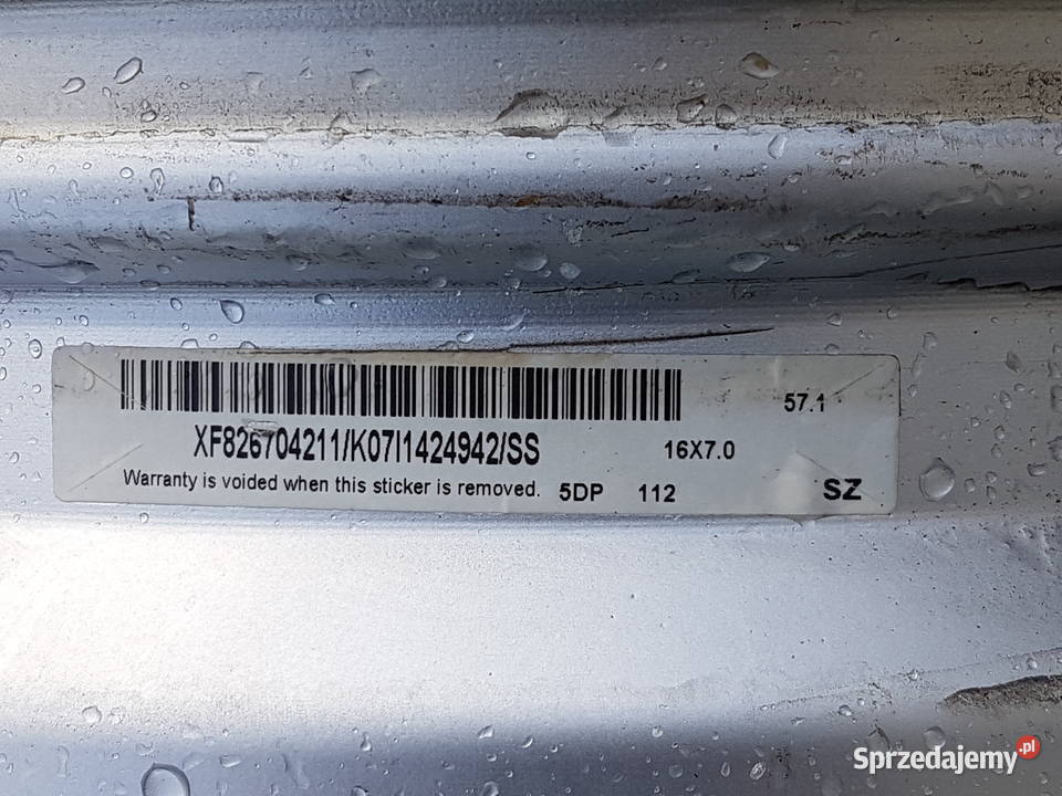 AUDI A4 B6 B7 A6 C6 ALU FELGI 16 ALU 16 FELGA Turkowice