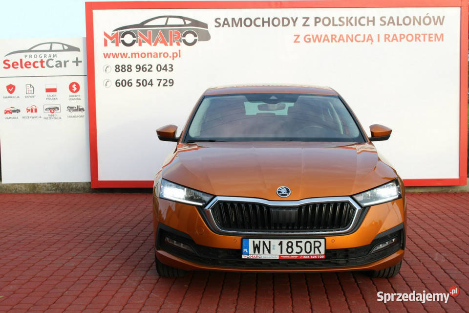 koda Octavia AMBITION 20 TDI Phoenix Orange tempomat Włocławek