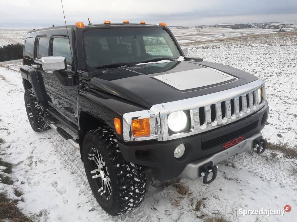 Hummer h3 35 benzyna ładny wygląd duże koła czarny Wolbrom
