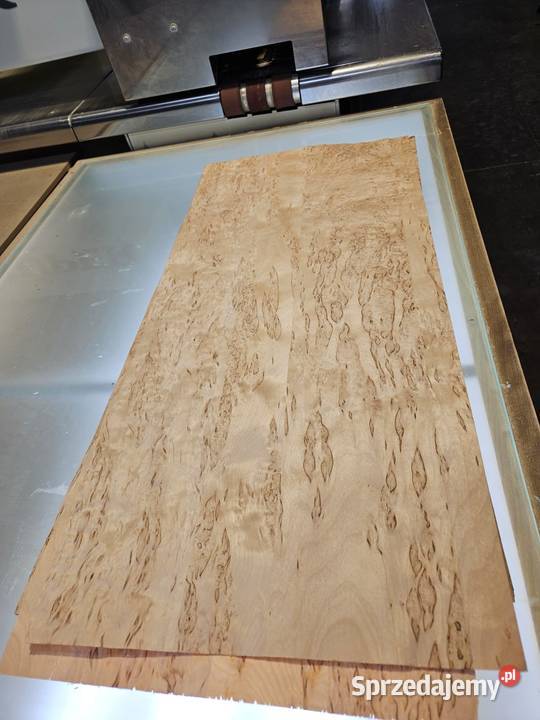 Fornir Brzoza karelska czeczot 750x350mm 750cm Osina