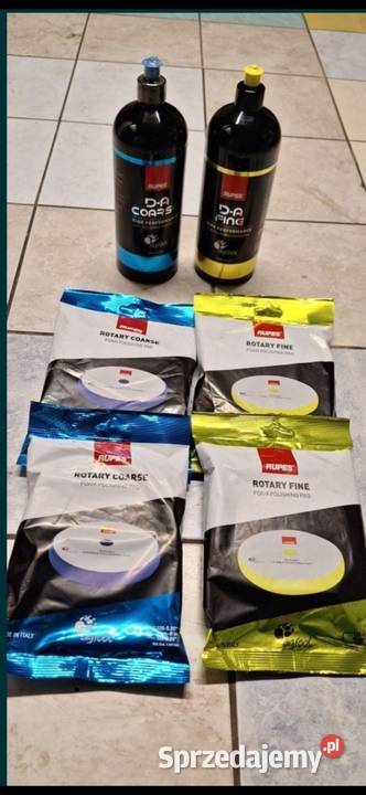 Zestaw 2óch Past polerskich i 4 padów polerskich Mleczka i pasty polerskie Kraków