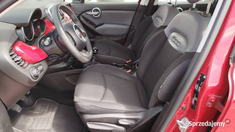 Fiat 500X 16 benzyna 110 Pierwszy Właściciel garażowany pomorskie Bytów