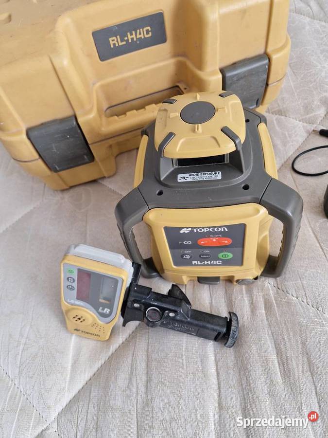 Niwelator obrotowy Topcon RLH4C detektor LS80 świętokrzyskie Łagów