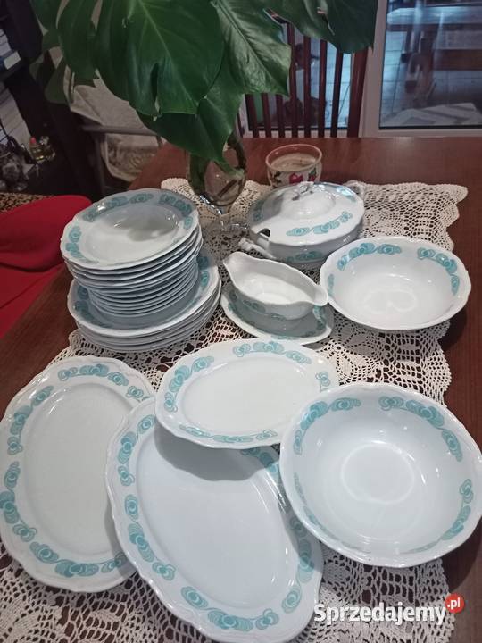 Serwis obiadowy PRL Wałbrzych Gorlice