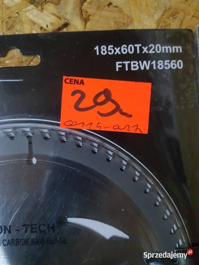 Tarcza widiowa do cięcia drewna Falon 185x20x60 Głogowa sprzedam