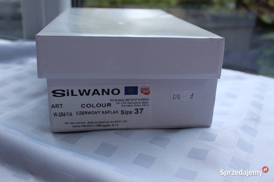 Czółenka Damskie Skóra Silwano 37 Czerwone Bielsko-Biała sprzedam