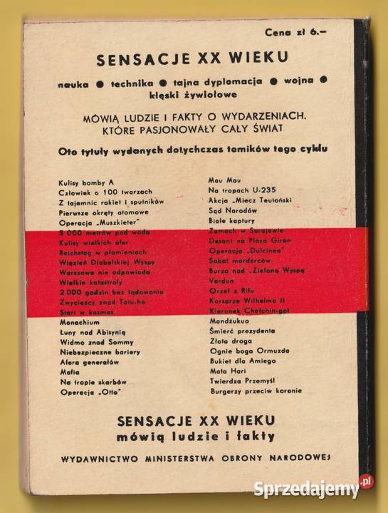 SENSACJE XX WIEKU OPERACJA TERMINAL MARIAN Łódź