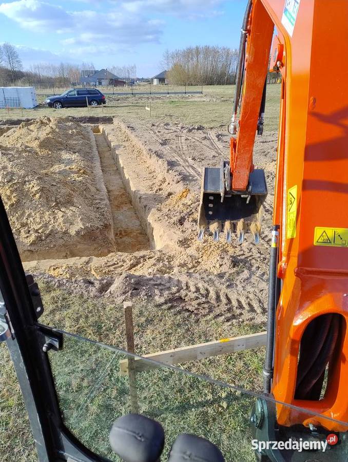 Usługi minikoparka koparka wykopy Terespol