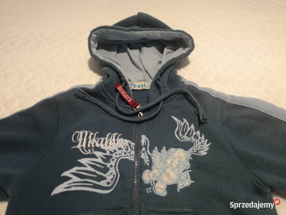 Bluza rozpinana z kapturem długi rękaw Evil 104 Rozmiar 104 Bluzy śląskie Czeladź