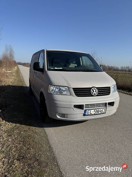 VW Transporter T5 Furgon 19 TDI Klima hak Samochody dostawcze Garwolin