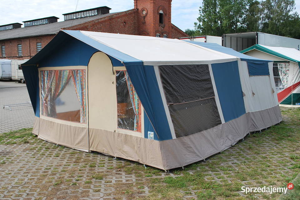 PRZYCZEPA KEMPINGOWA NAMIOTOWA CONWAY CORTINA mazowieckie Grzebowilk