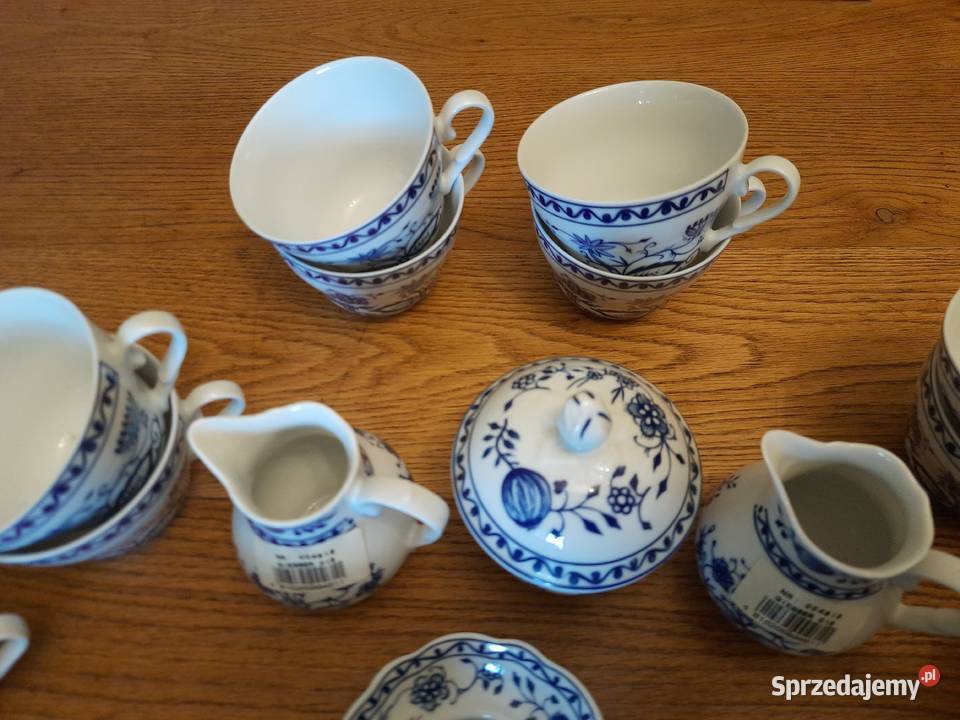 Porcelana marki Triptis Porzellan serwis Morąg