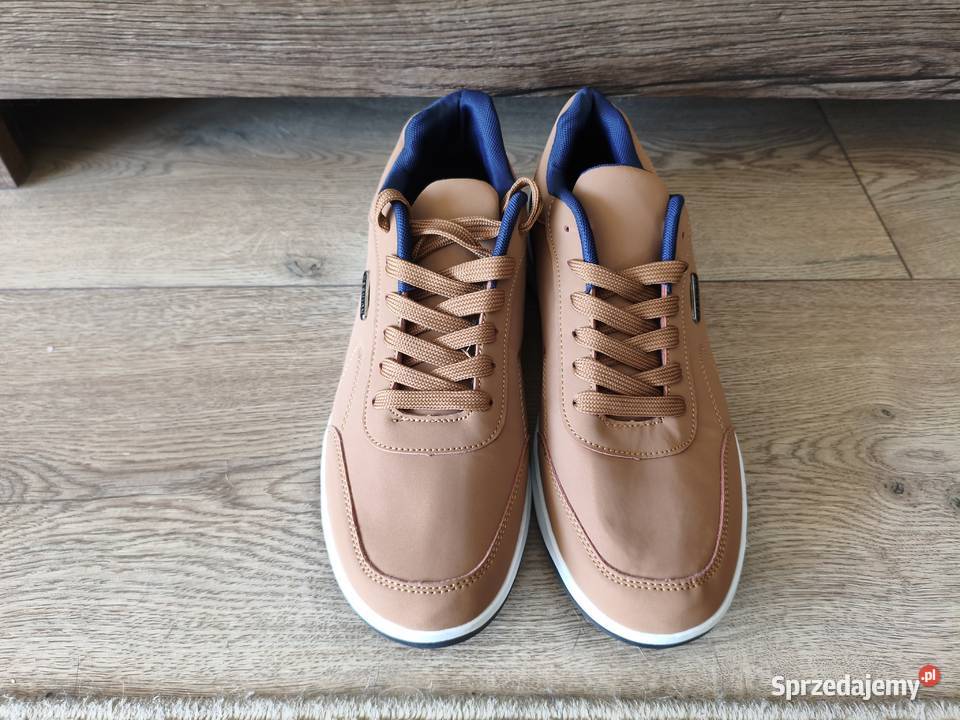 Nowe męskie Brązowe buty rozmiar 46 tkanina Bełżyce