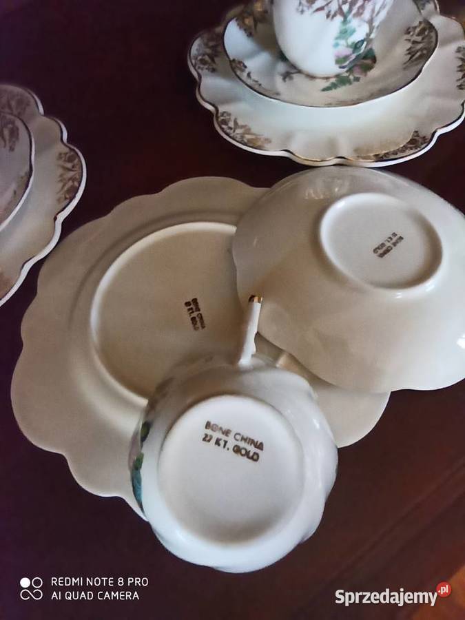 filiżanka z talerzykiem śniadaniowymduża 220