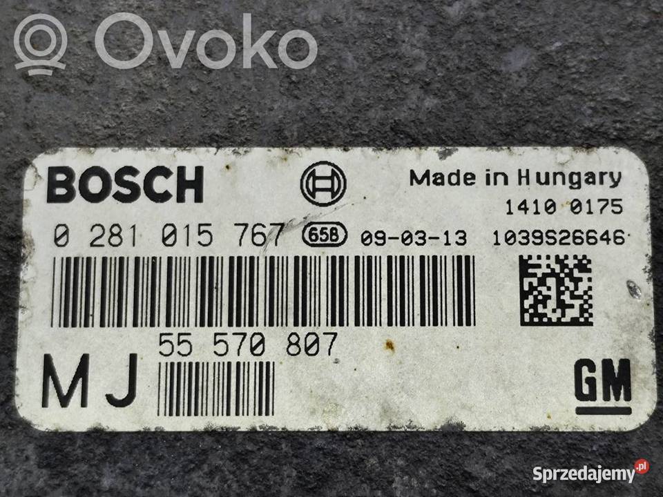 Opel Zafira B Astra H 19CDTI STEROWNIK KOMPUTER wielkopolskie sprzedam