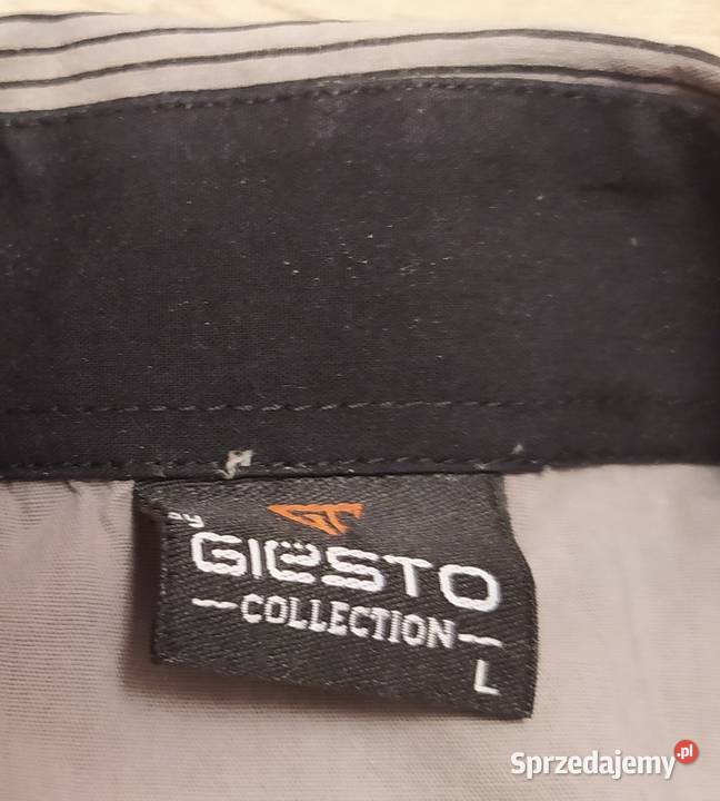 Koszula męska GIESTO krótki rękaw Odzież wyjściowa podlaskie Hajnówka