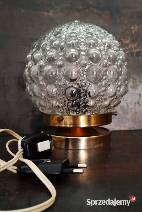 Lampa Art Deco H Tynell vintage prl wielkopolskie Kalisz