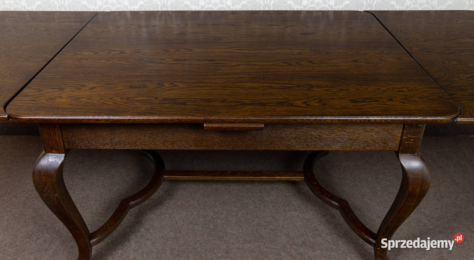Stół międzywojenny stary antyk dębowy stylowy Swarzędz