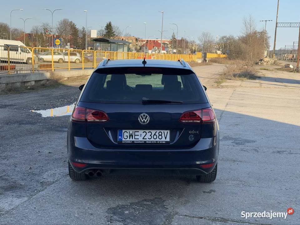 Volkswagen Golf 7 kombi Diesel 6b 215 przebiegu 1595cm3 pomorskie Wejherowo